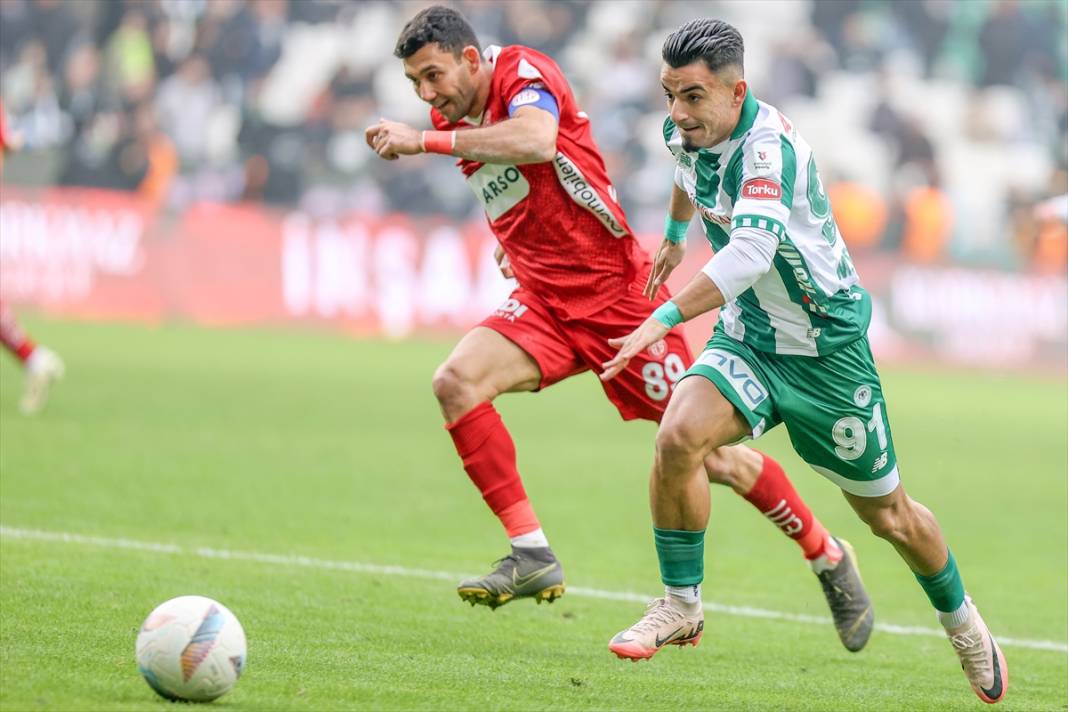 Olaylı biten Konyaspor – Antalyaspor maçından kareler 28